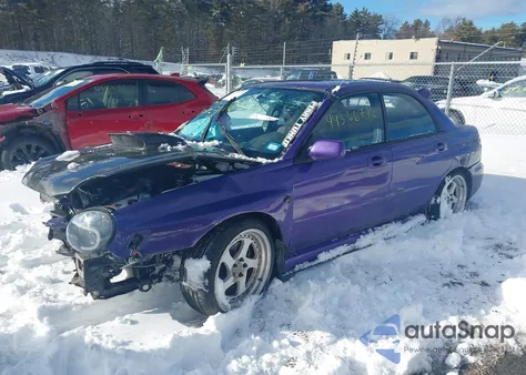 2003 Subaru Impreza Wrx из США, поврежденный, VIN JF1GD29683G501774